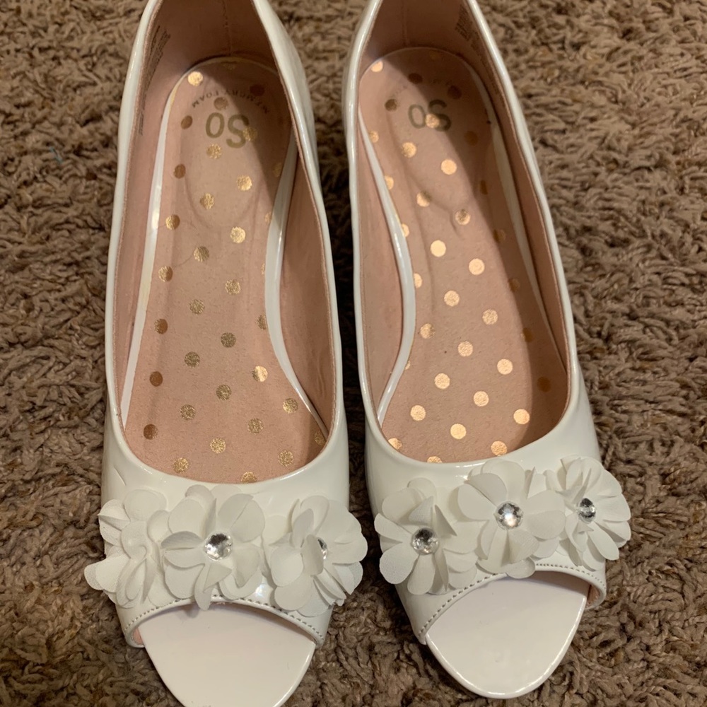 Girls Short Wedge Heel